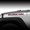 Jeep Rubicon CJ JK TJ YJ 2 color hood decal sticker