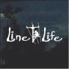 Line Life Lineman Window Decal Sticker