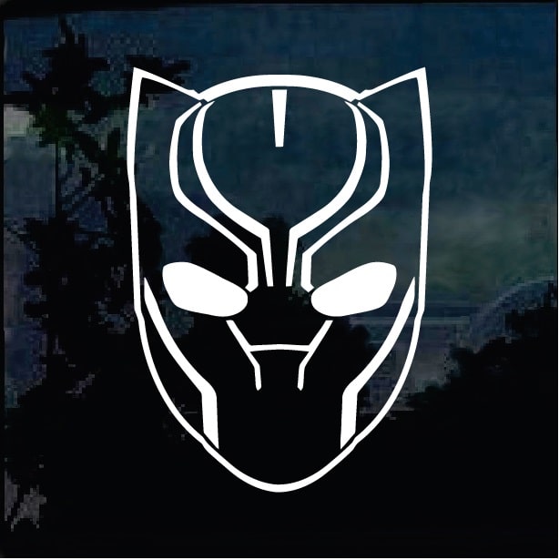 MARVEL'S BLACK PANTHER DECAL FOR CAR/ LAPTOP AND MORE PICK SIZE AND COLOR 
