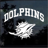 Miami Dolphins Window Decal Sticker