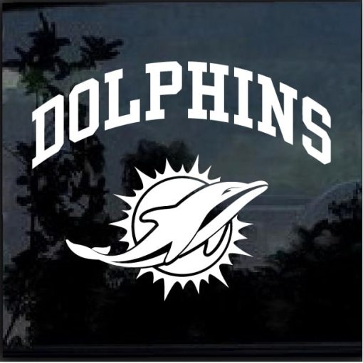 Miami Dolphins Decal Sticker