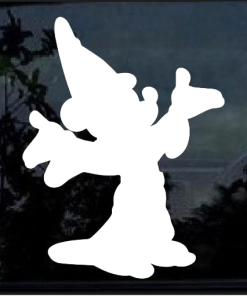 Mickey Mouse Disney Wizzard - Cartoon Decal Sticker