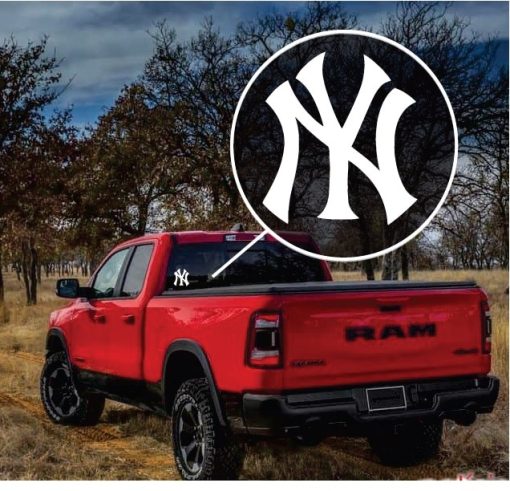 NY Yankees Truck Window Decal Sticker