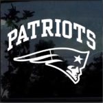 New England Patriots Window Decal Sticker