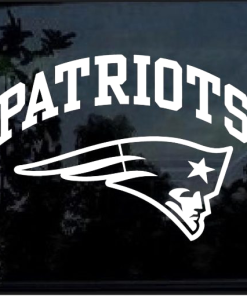 New England Patriots Window Decal Sticker