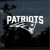 New England Patriots d2 Window Decal Sticker