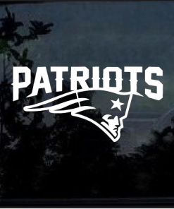 New England Patriots d2 Window Decal Sticker