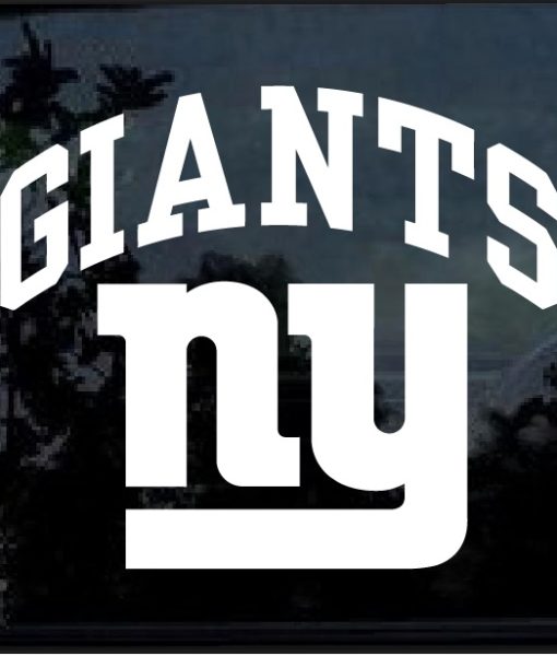 New York NY Giants Decal Custom Sticker Shop