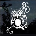 Owl sticker - Owl Tribal Decal A1