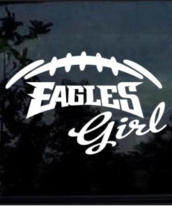 Philadelphia Eagles Girl Decal Sticker