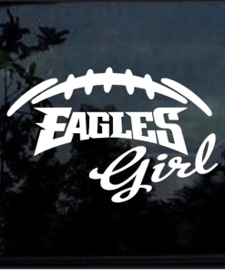 Philadelphia Eagles Girl Window Decal Sticker