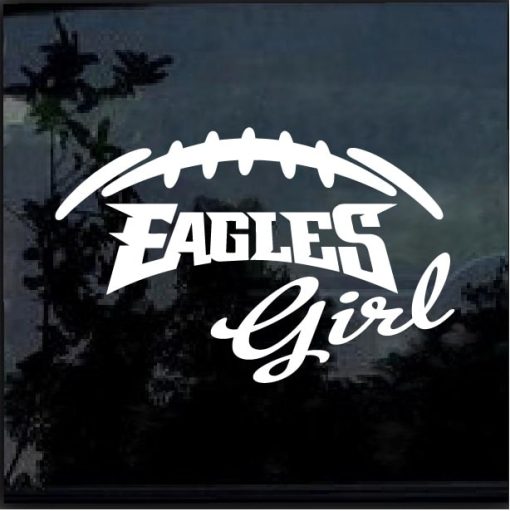 Philadelphia Eagles Girl Decal Sticker