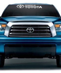 Powered by Toyota Windshield Decal Sticker