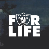 Las VegasRaiders for Life Window Decal Sticker