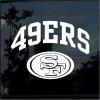 San Francisco 49ers Window Decal Sticker