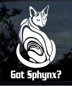 Sphynx Decal Sticker
