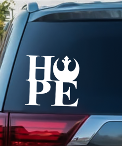 Star Wars Rebel Hope Window Decal Sticker