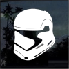 Star wars First Order Trooper Helmet Window Decal Sticker