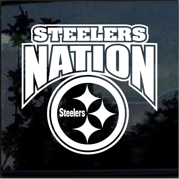 Steelers Nation Window Decal Sticker for cars and trucks | Custom Made ...