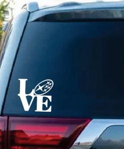 Subaru love forester impreza STI WRX BRZ window decal Sticker