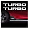 TURBO Decal Sticker Fits Honda Civic Accord