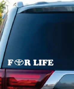 Toyota for life celica supra corolla tundra window decal Sticker