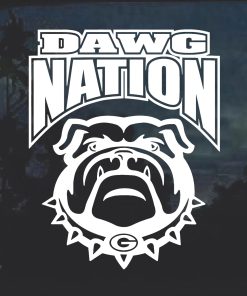 UGA Dawg Nation Window Decal Sticker