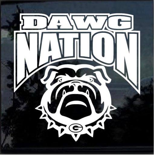 UGA Dawg Nation decal sticker