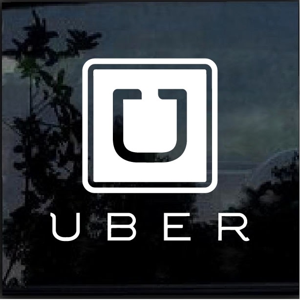Uber Ride Service Vinyl Decal Sticker Design 3