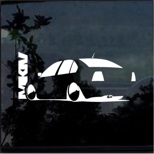 Vw Volkswagen Mk4 Jetta Window Decal Sticker For Cars And Trucks