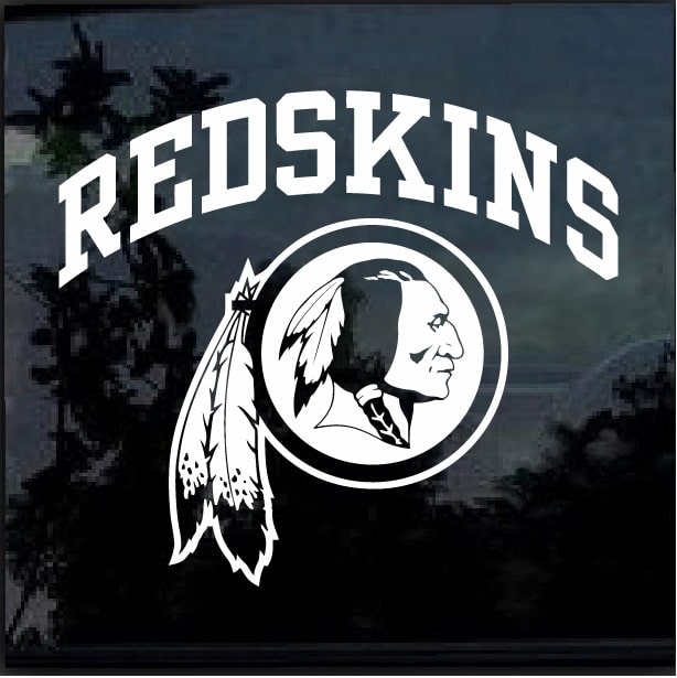 BOGO Washington Redskins 4" Wide Multi-Color VInyl Decal Sticker