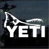 Yeti fish Decal sticker