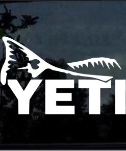 Yeti fish Decal sticker