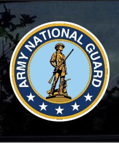 Army National Guard full color decal sticker