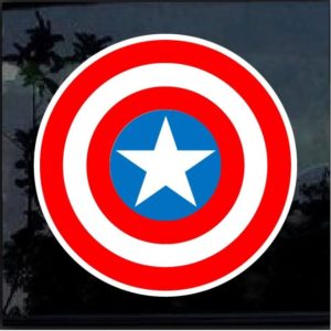 captain america color decal sticker