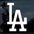 La Dodgers Window Decal Sticker | Custom Made In the USA | Fast Shipping