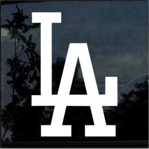 La Dodgers Window Decal Sticker | Custom Made In the USA | Fast Shipping