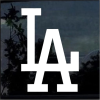 la dodgers Window Decal Sticker