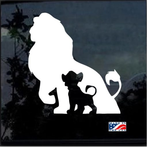 lion king simba decal sticker