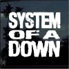 System of Down Band Decal Sticker