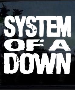 System of Down Band Decal Sticker
