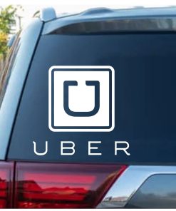 uber ride share decal sticker