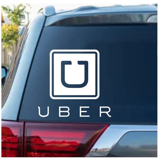 uber ride share decal sticker