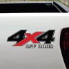 4x4 off road decal sticker 2 color