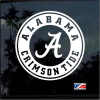 Alabama Crimson Tide round Window Decal Sticker
