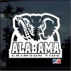 Alabama Crimson Tide Football Decal Sticker