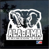 Alabama Crimson Tide Football Window Decal Sticker