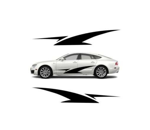 Body side panel graphics kit 60 x 10 a4