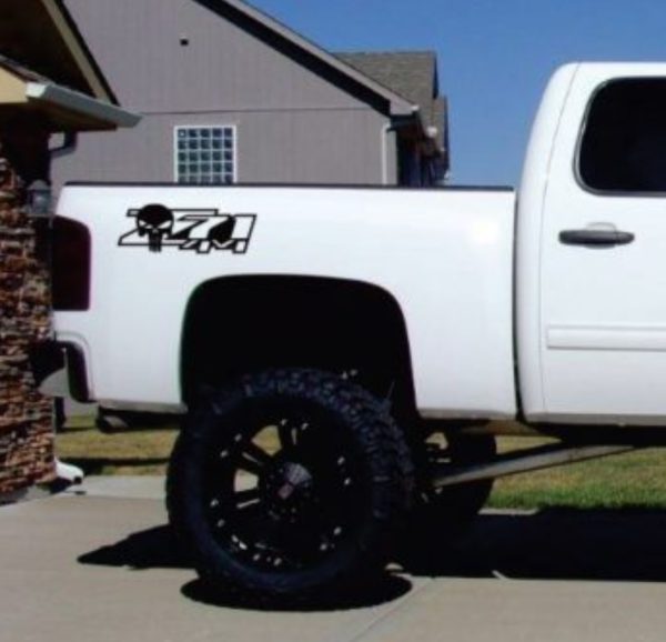 Chevy Z71 z-71 4x4 punisher decal sticker