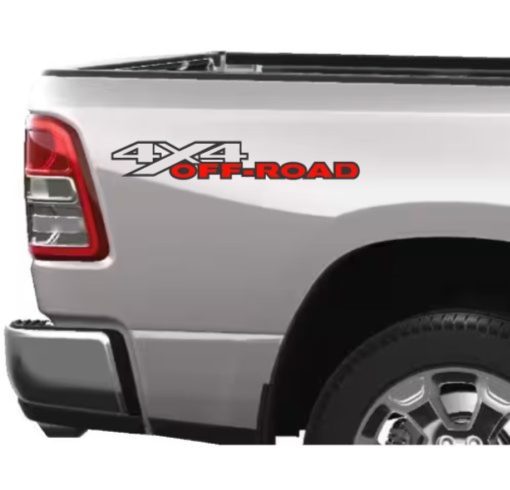 Dodge Ram 4x4 Off Road Sticker Set 2 color - Dodge Decal Sticker